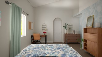 Modern, Transitional, Warm Transitional Bedroom by Havenly Interior Designer Devina