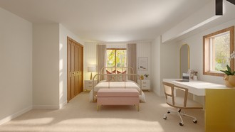 Glam, Preppy Bedroom by Havenly Interior Designer Cordelia