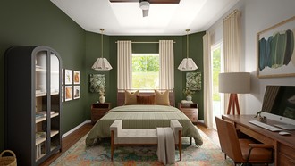Midcentury Modern Bedroom by Havenly Interior Designer Valeria
