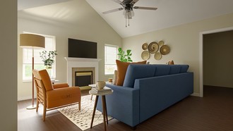 Midcentury Modern Living Room by Havenly Interior Designer Valeria
