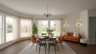 Modern, Classic, Minimal Dining Room by Havenly Interior Designer Melory