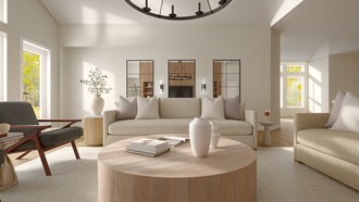 Modern, Transitional Living Room by Havenly Interior Designer Estefania