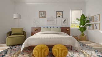 Eclectic, Bohemian Bedroom by Havenly Interior Designer Estefania