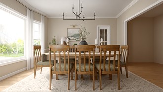 Classic, Transitional Dining Room by Havenly Interior Designer Valeria