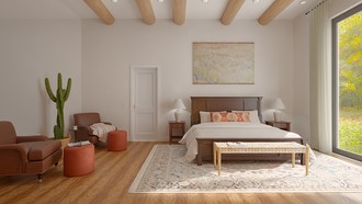 Transitional, Southwest Inspired Bedroom by Havenly Interior Designer Marcela
