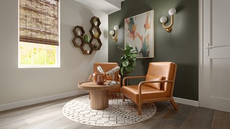 Midcentury Modern, New Classic Office by Havenly Interior Designer Valeria