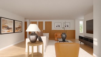 Modern, Traditional, Farmhouse, Rustic Living Room by Havenly Interior Designer Ana