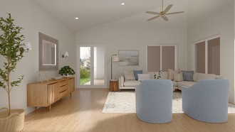 Contemporary, Modern, California Cool Living Room by Havenly Interior Designer Marcela