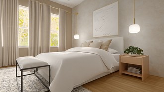 Transitional, Organic Modern Bedroom by Havenly Interior Designer Estefania