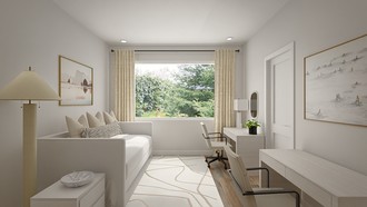 Organic Modern, California Cool Office by Havenly Interior Designer Candice