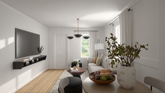 Contemporary Living Room by Havenly Interior Designer Mariana