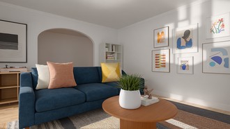 Midcentury Modern Living Room by Havenly Interior Designer Anna
