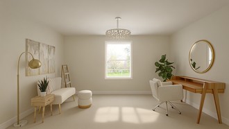 Glam, Organic Modern Office by Havenly Interior Designer Candice