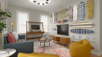 Eclectic Playroom by Havenly Interior Designer Amber