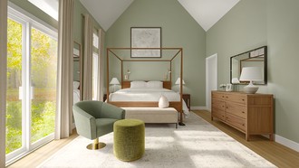Transitional Bedroom by Havenly Interior Designer Philippa