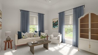 Contemporary Living Room by Havenly Interior Designer Megan