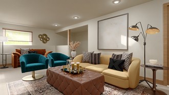 Modern, Classic, Eclectic, Industrial, Traditional, Transitional, Library, Vintage Other by Havenly Interior Designer Amber