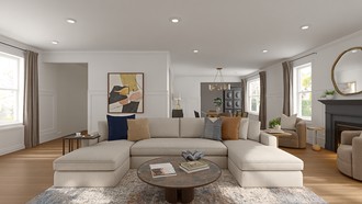  Living Room by Havenly Interior Designer Cait