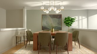 Modern, Transitional, Global Dining Room by Havenly Interior Designer Ana