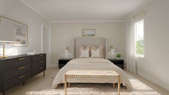 Traditional, Transitional, Global Bedroom by Havenly Interior Designer Ana