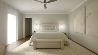 Warm Transitional Bedroom by Havenly Interior Designer Philippa