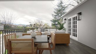 Modern, Bohemian Outdoor Space by Havenly Interior Designer Marcela