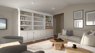 Classic, Transitional Living Room by Havenly Interior Designer Megan