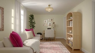 Eclectic, Bohemian, Traditional Office by Havenly Interior Designer Amber