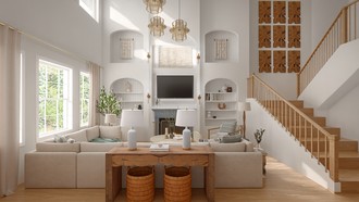 Contemporary Living Room by Havenly Interior Designer Ana