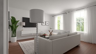 Contemporary, Modern, Glam Living Room by Havenly Interior Designer Lindsay