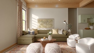 Modern, Classic, Traditional, Transitional, Vintage, Midcentury Modern, Warm Transitional, Modern Cottage Living Room by Havenly Interior Designer Amber