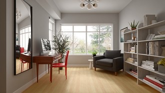 Midcentury Modern, Midcentury Scandi, Organic Modern, Warm Transitional Bedroom by Havenly Interior Designer Jennifer