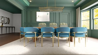 Modern, Transitional Dining Room by Havenly Interior Designer Philippa