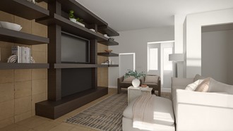 Organic Modern Living Room by Havenly Interior Designer Marcela