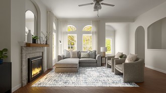 Organic Modern Living Room by Havenly Interior Designer Hannah