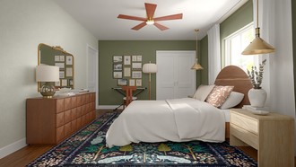 Eclectic, Transitional Bedroom by Havenly Interior Designer Leah