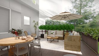 Modern, Eclectic, Bohemian Outdoor Space by Havenly Interior Designer Trenton