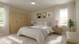 Classic, Transitional, Warm Transitional, Classic Coastal Bedroom by Havenly Interior Designer Adina
