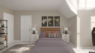 Industrial Bedroom by Havenly Interior Designer Mikaela