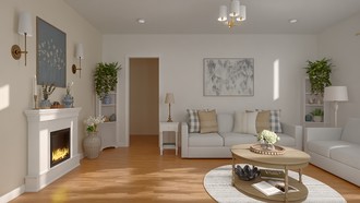 Farmhouse, Country Living Room by Havenly Interior Designer Alexandra