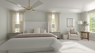 Contemporary, Transitional, Warm Transitional Bedroom by Havenly Interior Designer Adina