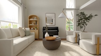 Contemporary Living Room by Havenly Interior Designer Mariana