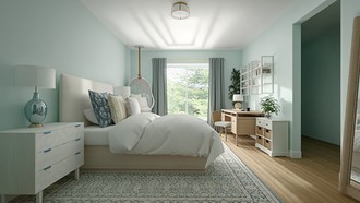 Coastal Bedroom by Havenly Interior Designer Maria