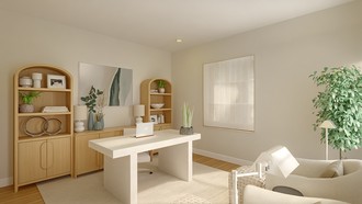 Contemporary, Modern, Organic Modern Office by Havenly Interior Designer Danie