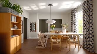 Bohemian Dining Room by Havenly Interior Designer Leah
