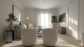 Contemporary Living Room by Havenly Interior Designer Camila