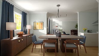 Contemporary, Midcentury Modern Dining Room by Havenly Interior Designer Gabriel