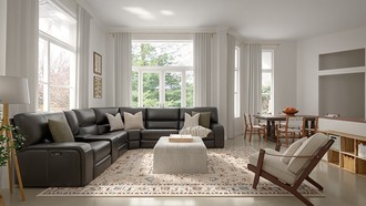 Contemporary Living Room by Havenly Interior Designer Ana