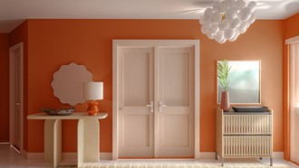 Modern, Eclectic, Artful Eclectic Entryway by Havenly Interior Designer Leah