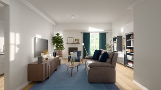 Modern, Midcentury Modern Living Room by Havenly Interior Designer Gabriel